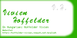 vivien hoffelder business card